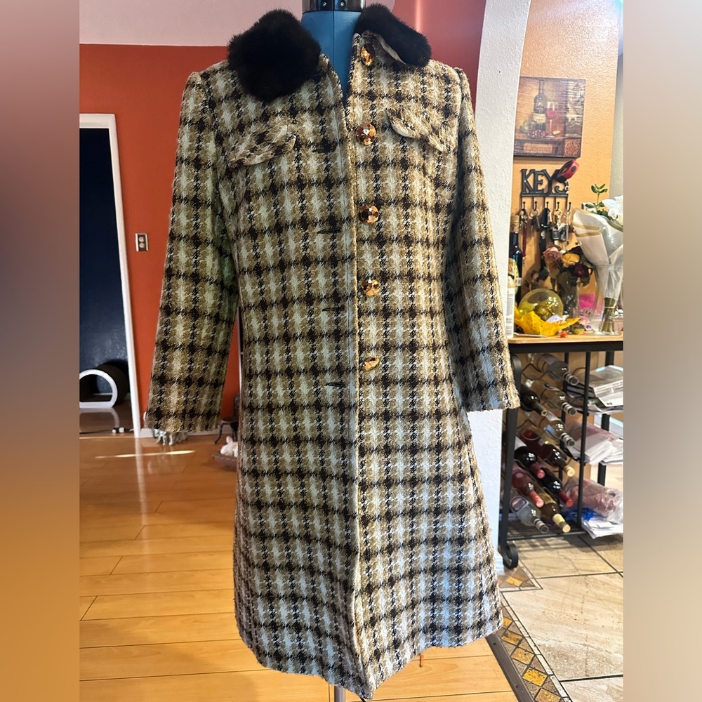 Trina Turk Houndstooth Coat
